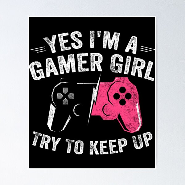 Item preview, Yes I'm A Gamer Girl Hoodie Funny Video Gamer Gift Gaming designed and sold by buoyantgraduati.