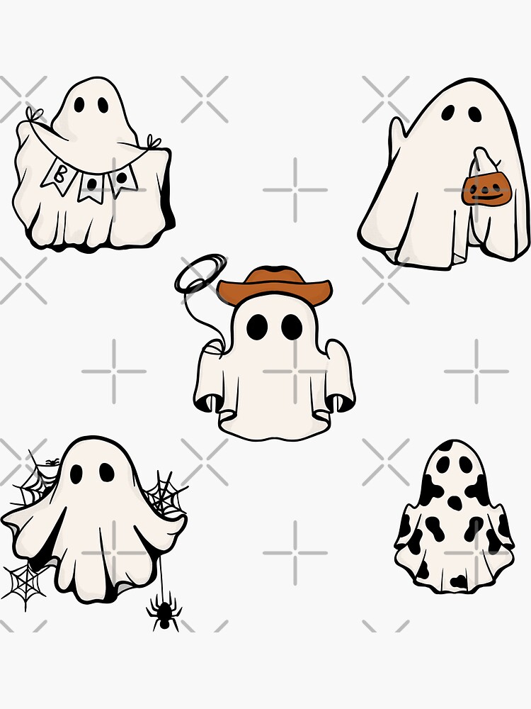 halloween-sticker-set-ii-sticker-for-sale-by-gwenniebee-redbubble