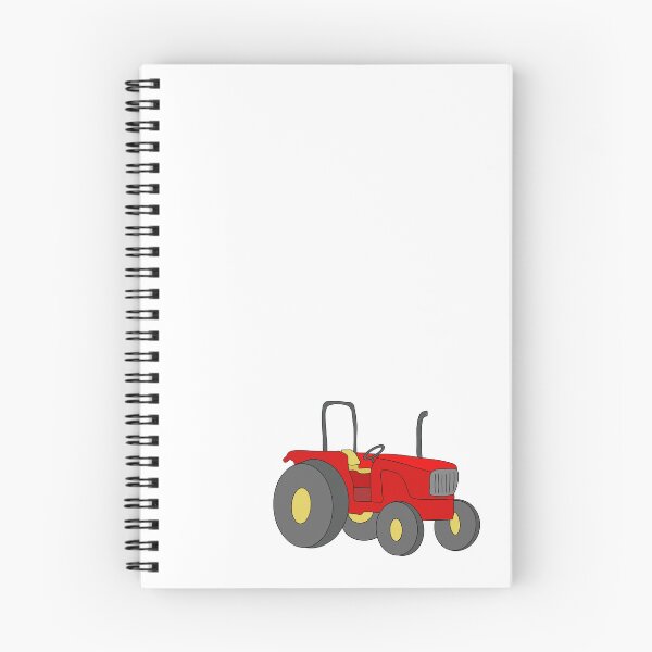 Item preview, Big red farm tractor  designed and sold by Audrey Keyes.