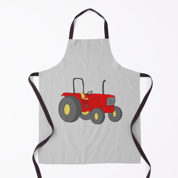 Item preview, Big red farm tractor designed and sold by Audrey Keyes.