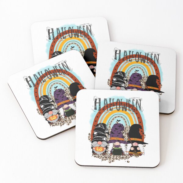 Item preview, Halloween Gnomes with Rainbow designed and sold by speakupandshine.