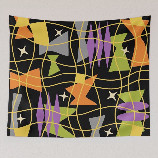 Item preview, Mid Century Modern Abstract Butterfly Composition 478 designed and sold by tonymagnerart.