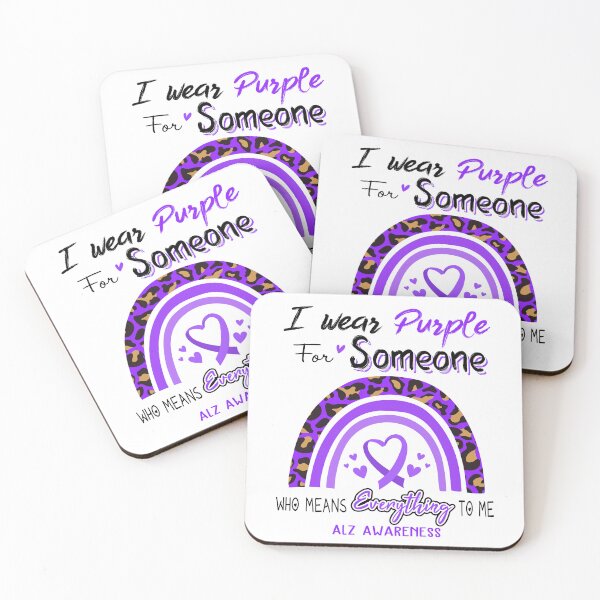 Item preview, ALZ Awareness I Wear Purple for Someone Who Means Everything To Me designed and sold by GennieShop.