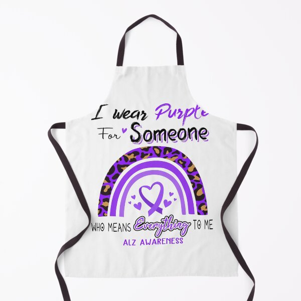 Item preview, ALZ Awareness I Wear Purple for Someone Who Means Everything To Me designed and sold by GennieShop.
