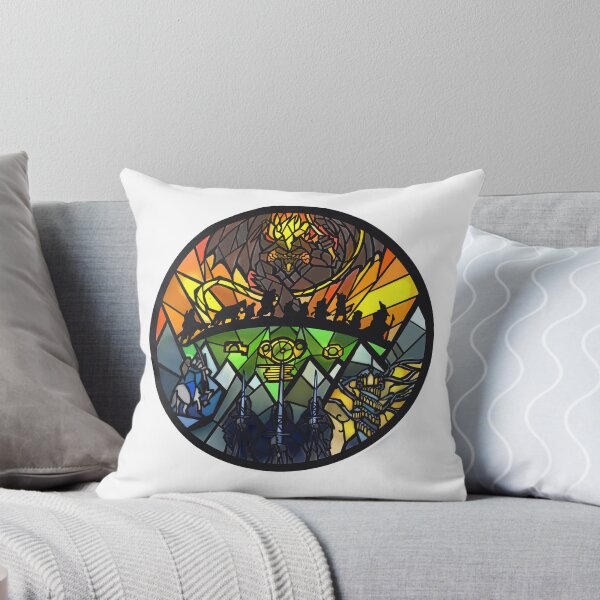 Item preview, Fellowship of the Ring Stained Glass Print designed and sold by natapants.