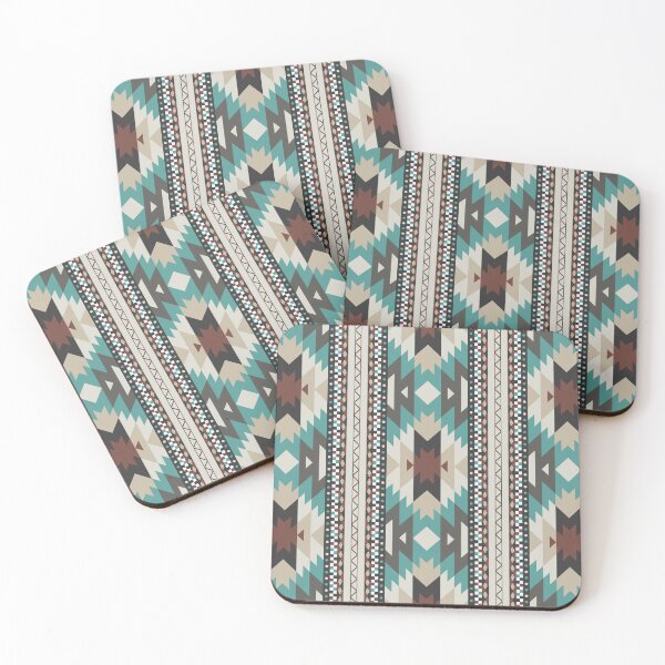Item preview, ethnic American Aztec seamless colorful textile. designed and sold by dpsstudio.