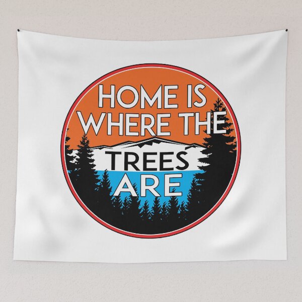 Item preview, HOME IS WHERE THE TREES ARE SIERRA NEVADA ROCKY MOUNTAIN SMOKY APPALACHIAN designed and sold by DESTINATIONS DECAL.