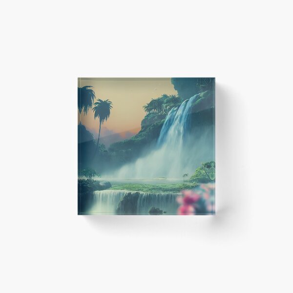 Item preview, Tropical Waterfall designed and sold by ParadiseSlice.