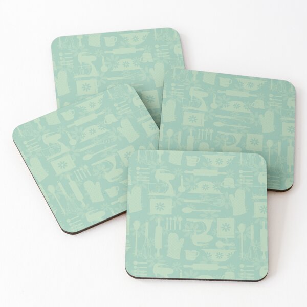 Item preview, Teal Retro Kitchen  designed and sold by WickedRefined - Nicole Demereckis.