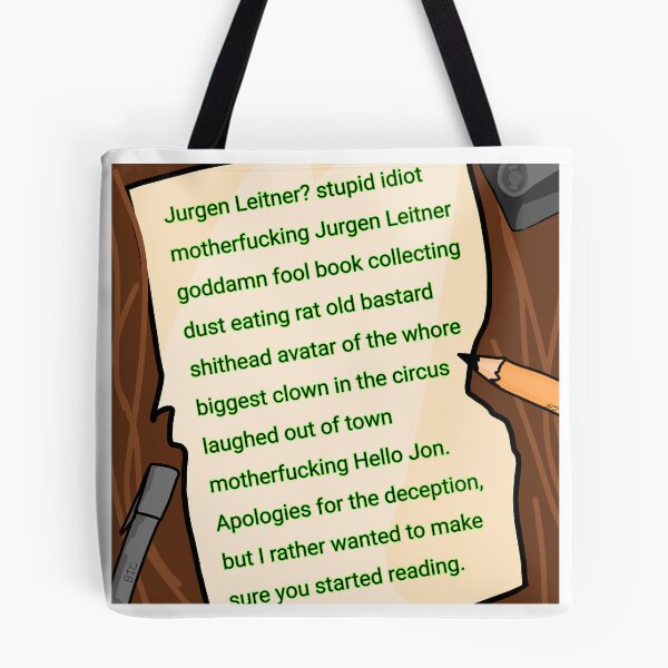 Item preview, Jurgen Leitner hello jon designed and sold by Garlic-Dragon.