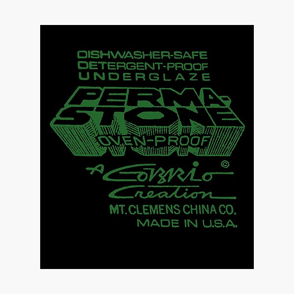 Item preview, Perma-stone Oven-Proof designed and sold by ceramicshirts.