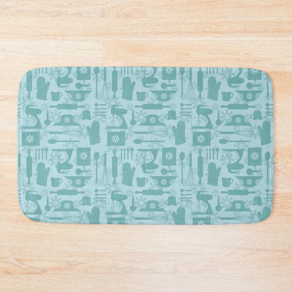 Item preview, Blue Retro Kitchen  designed and sold by WickedRefined - Nicole Demereckis.