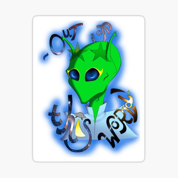 Item preview, Out of this world-on white  designed and sold by Ashen Fae.