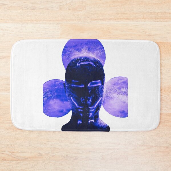 Item preview, Unusual Purple Neon Futuristic Face designed and sold by Dven-Clothes.