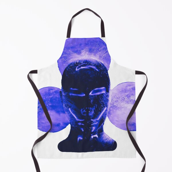 Item preview, Unusual Purple Neon Futuristic Face designed and sold by Dven-Clothes.