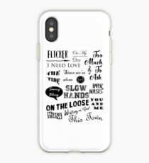Flicker Songs | Niall Horan iPhone Case