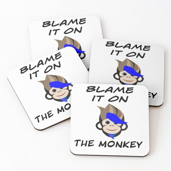 Item preview, Blame it on the monkey  designed and sold by RemieJames.