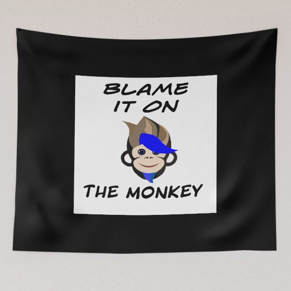 Item preview, Blame it on the monkey  designed and sold by RemieJames.