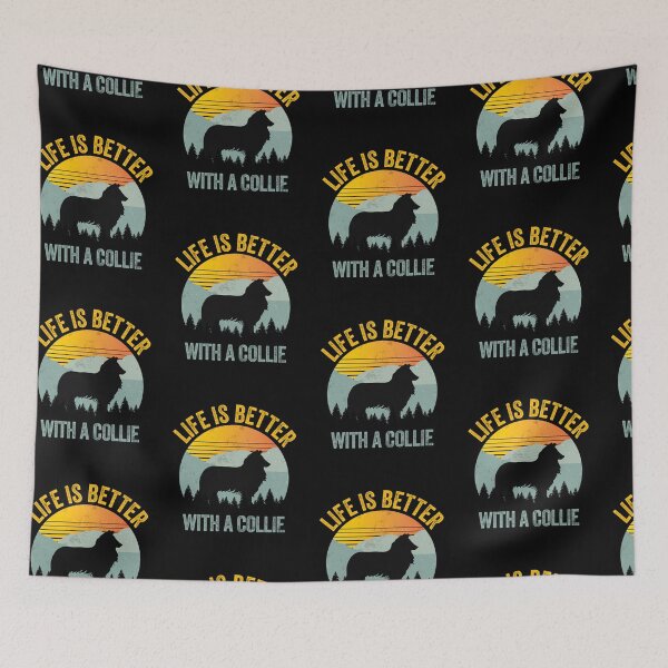 Item preview, Life Is Better With A Collie Summer Dog Gift  designed and sold by Guarddogdrive.