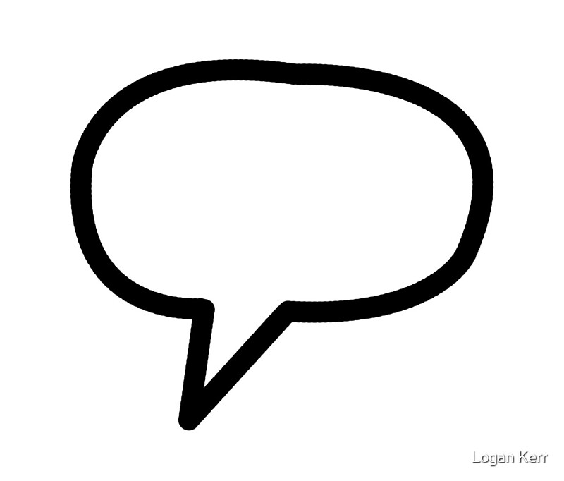 empty word bubble