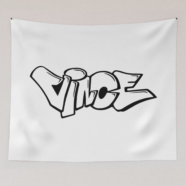 Item preview, Vince - Graffiti Name Design designed and sold by NameThatShirt.