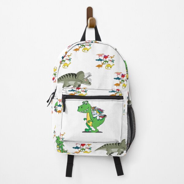Item preview, Polka Dot T Rex Dinosaur Cute Colorful Funny Backpacks designed and sold by california87.
