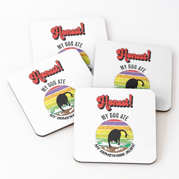 Item preview, Honest! My dog ate my homework excuse designed and sold by TJHstudio.