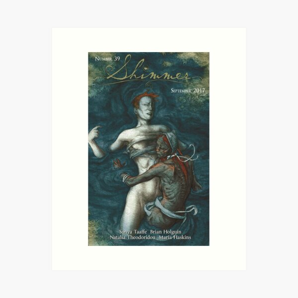 Shimmer Cover Art - The Creeping Influences Art Print