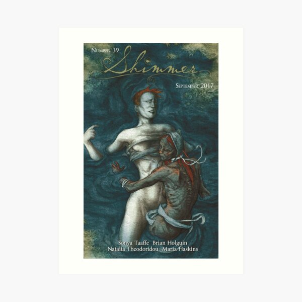 Shimmer Cover Art - The Creeping Influences Art Print