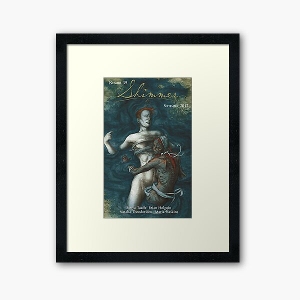 Shimmer Cover Art - The Creeping Influences Framed Art Print