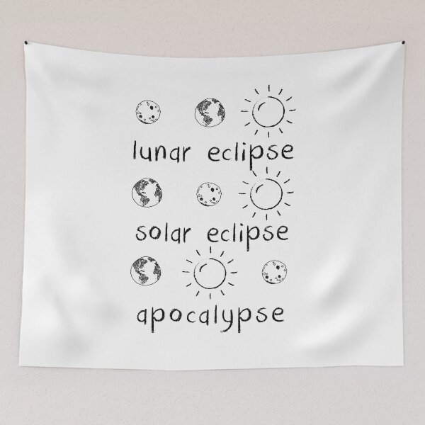 Item preview, Lunar, Solar Eclipse and Apocalypse Funny Science designed and sold by KsuAnn.