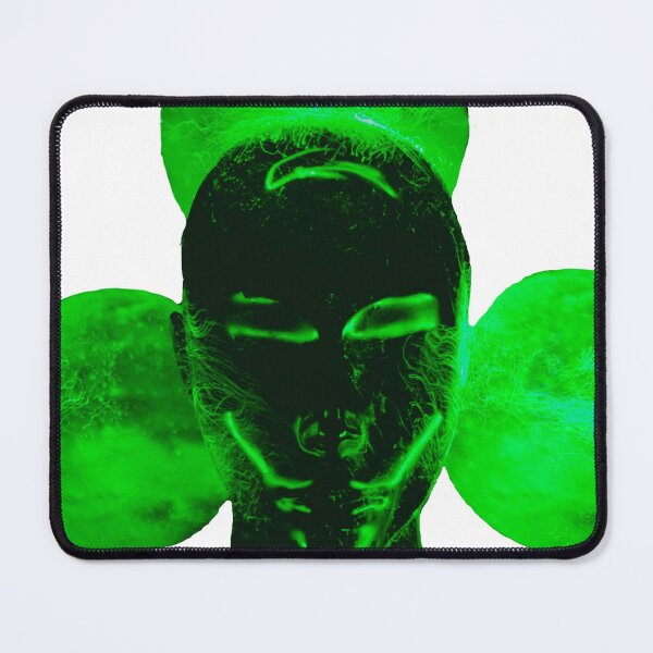 Item preview, Unusual Green Neon Futuristic Face design designed and sold by Dven-Clothes.