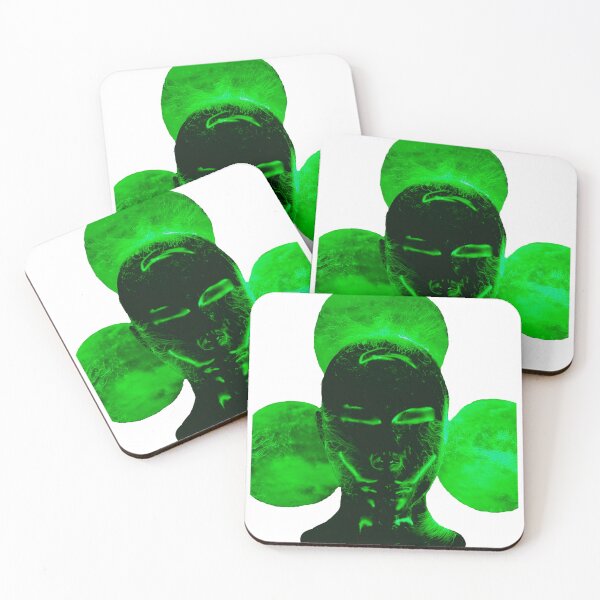 Item preview, Unusual Green Neon Futuristic Face design designed and sold by Dven-Clothes.