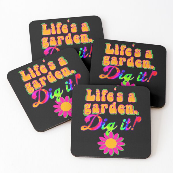 Item preview, La vida retro es un jardín ¡Cava! Cita de Joe Dirt designed and sold by jamie Omahen.