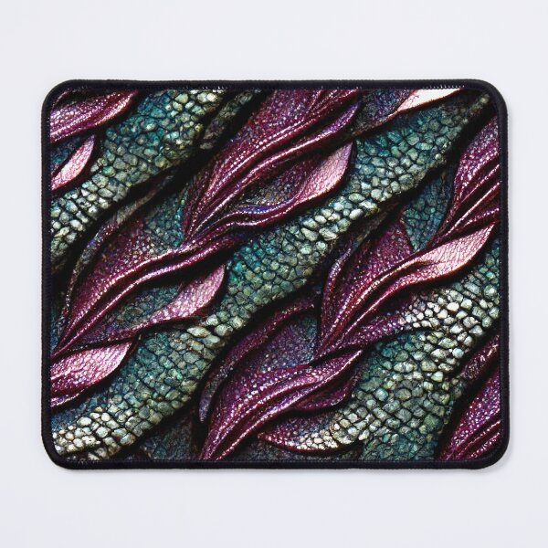 Item preview, Green and Tourmaline Dragon Scales designed and sold by FantasyPatterns.