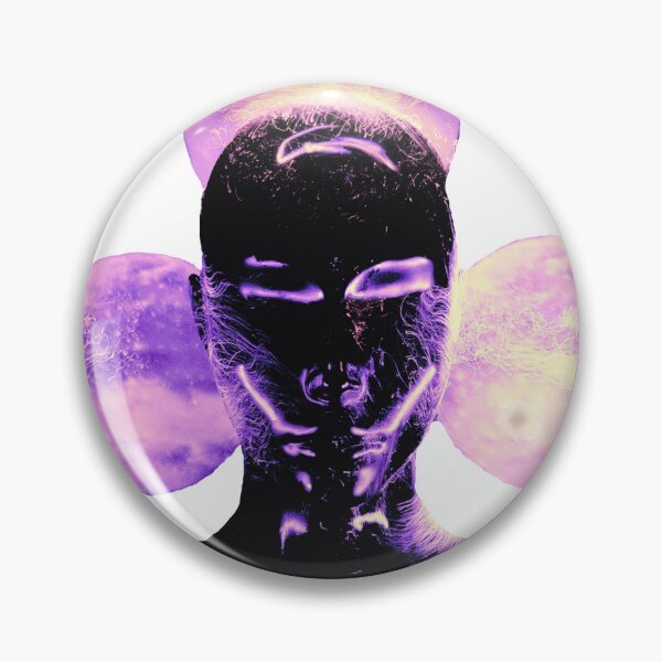 Item preview, Unusual Pink Neon Futuristic Face design designed and sold by Dven-Clothes.