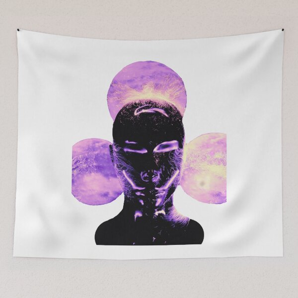 Item preview, Unusual Pink Neon Futuristic Face design designed and sold by Dven-Clothes.