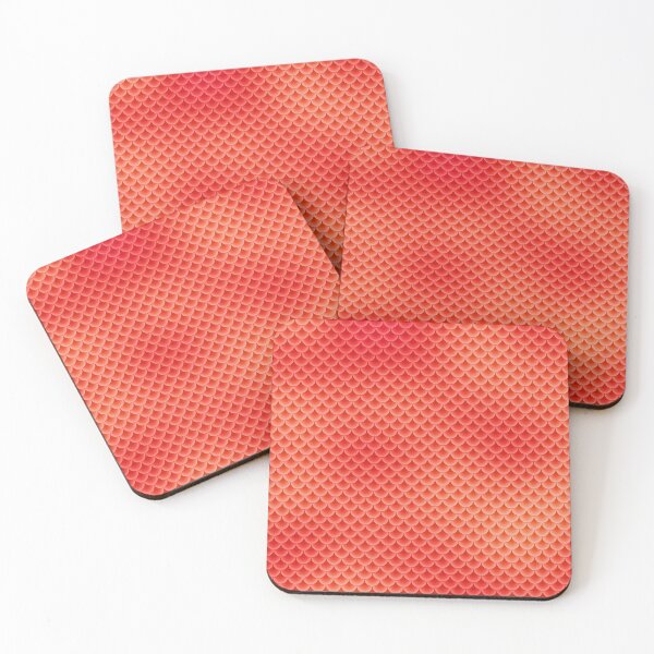 Item preview, Red Scallops Pattern designed and sold by houseofwray.