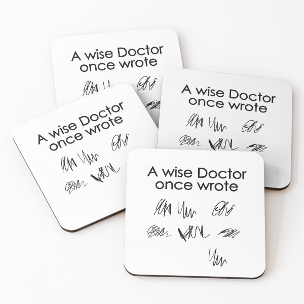 Item preview, A Wise Doctor Once Wrote designed and sold by chillaxcats.