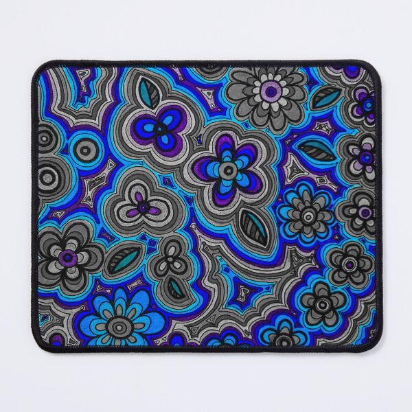 Item preview, Daisedelic (Blue) designed and sold by Sarah Kurdila.