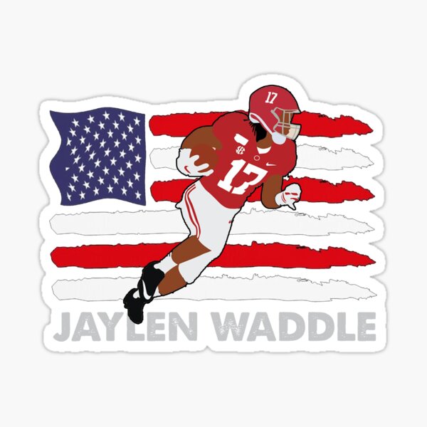 Jaylen Waddle Sticker for Sale by Jake Greiner