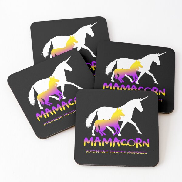 Item preview, Autoimmune Hepatitis Awareness Mama Unicorn Mamacorn Support Autoimmune Hepatitis Warrior  designed and sold by RunningShop.