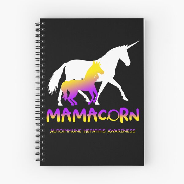 Item preview, Autoimmune Hepatitis Awareness Mama Unicorn Mamacorn Support Autoimmune Hepatitis Warrior  designed and sold by RunningShop.