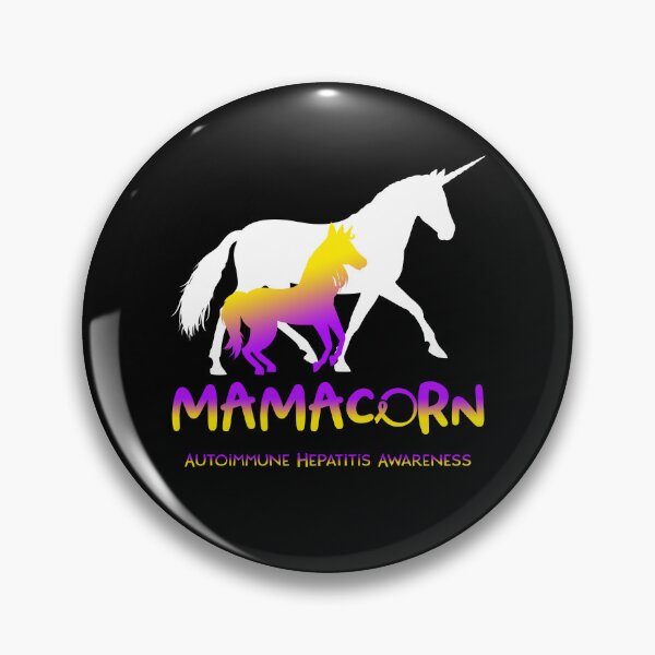 Item preview, Autoimmune Hepatitis Awareness Mama Unicorn Mamacorn Support Autoimmune Hepatitis Warrior  designed and sold by RunningShop.