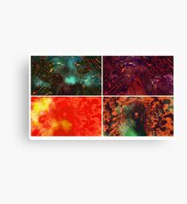" Earth Textures " Vector Artwork Canvas Print