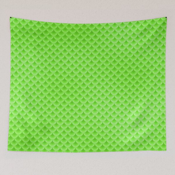 Item preview, Green Scallops Pattern designed and sold by houseofwray.