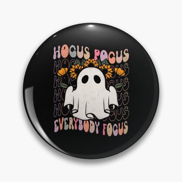 Artikelvorschau, Hocus Pocus Everybody Focus Teacher Spooky Ghost Halloween entworfen und verkauft von Zulfiqqar.