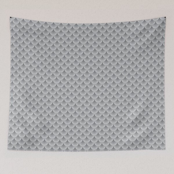 Item preview, Gray Scallops Pattern designed and sold by houseofwray.