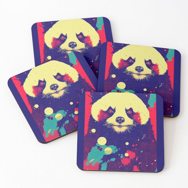 Item preview, Colorful panda portrait designed and sold by etherElric.