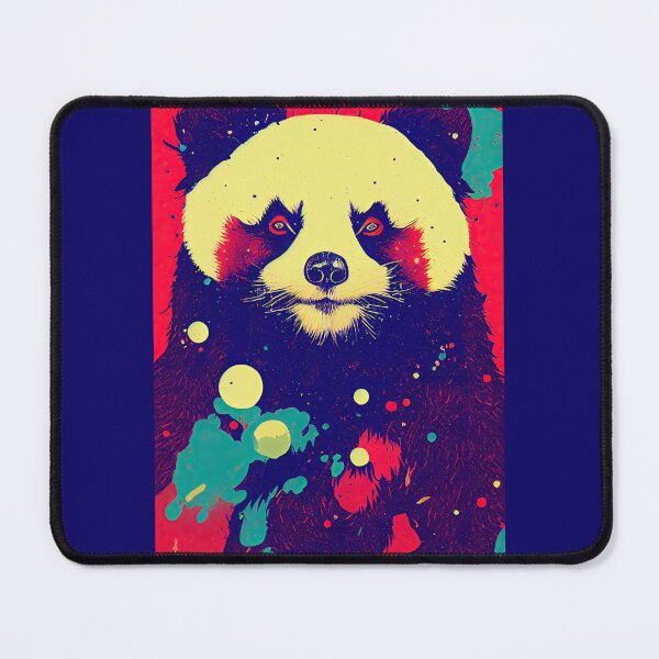 Item preview, Colorful panda portrait designed and sold by etherElric.